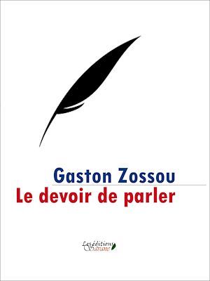 ebook cover of Le devoir de parler, by Gaston Zossou