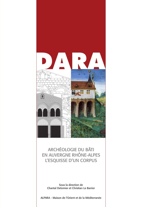 ebook cover of Archéologie du bâti en Auvergne Rhône-Alpes, by