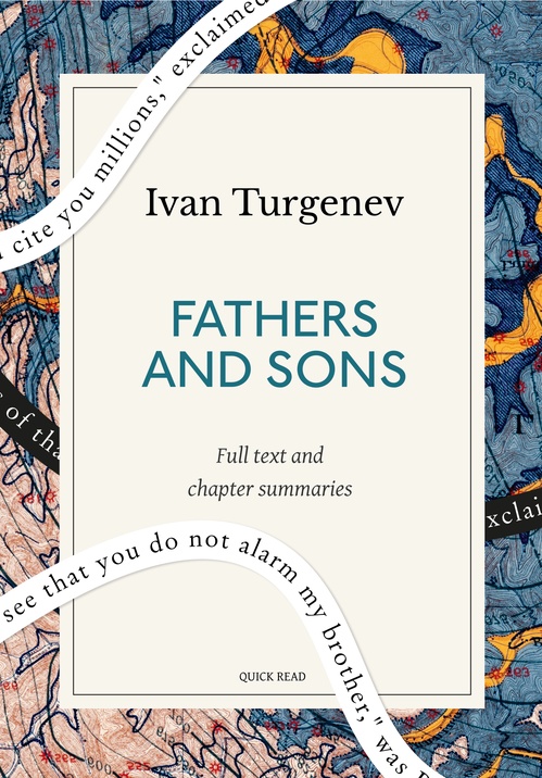 ebook cover of Fathers and Sons: A Quick Read edition, by Ivan Turgenev, Quick Read