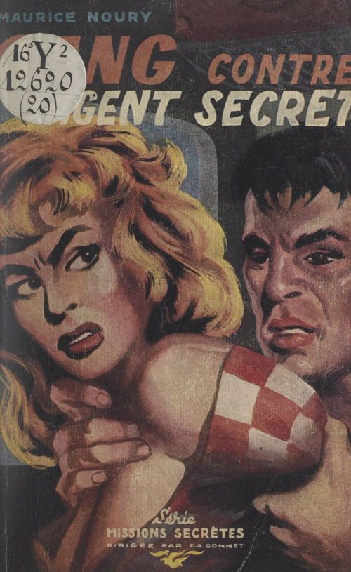 Couverture ebook de Gang contre agent secret, de Maurice Noury