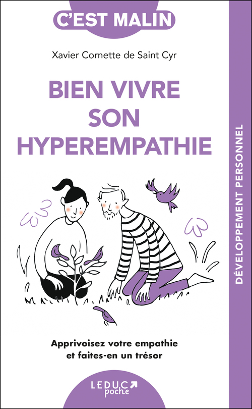 Couverture ebook de Bien vivre son hyperempathie, c'est malin, de Xavier Cornette De Saint Cyr