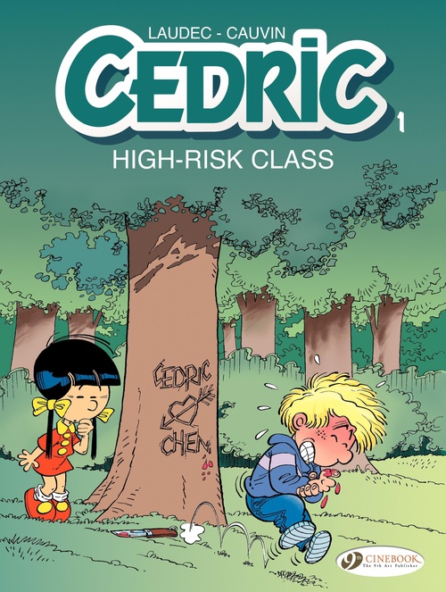 Couverture ebook de Cedric - Volume 1 - High-Risk Class, de Raoul Cauvin, Laudec
