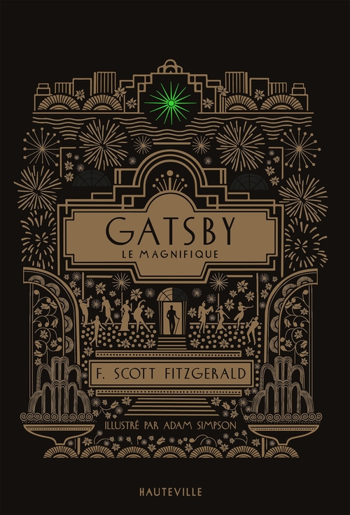 ebook cover of Gatsby le magnifique, by Francis Scott Fitzgerald