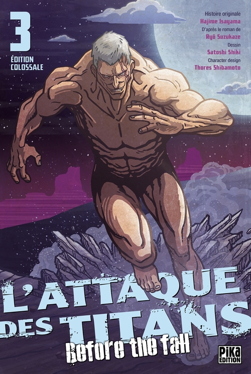 ebook cover of L'Attaque des Titans - Before the Fall Edition Colossale T03, by Satoshi Shiki