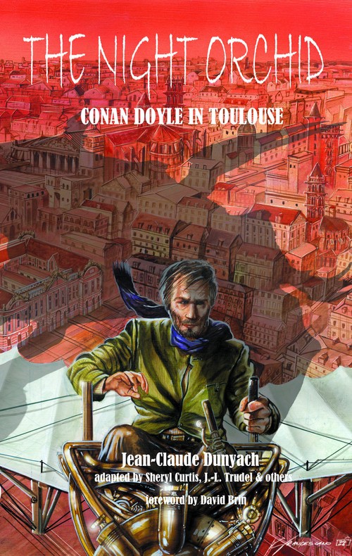 Couverture ebook de The night orchid ; Conan Doyle in Toulouse, de Jean-Claude Dunyach