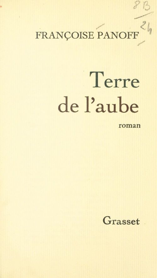 Couverture ebook de Terre de l'aube, de Francoise Panoff
