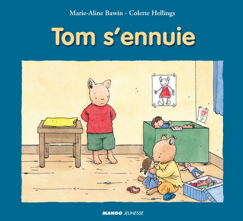 Couverture ebook de Tom s'ennuie, de Marie-Aline Bawin, Colette Hellings