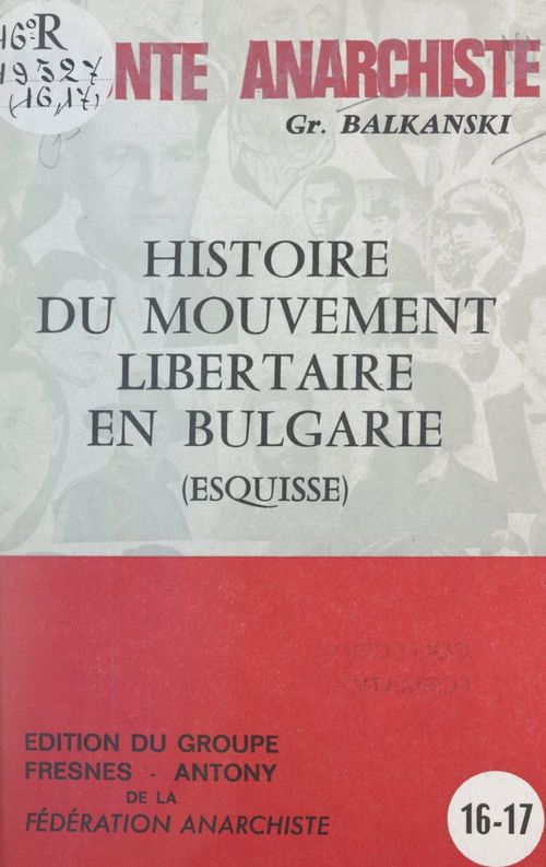 ebook cover of Histoire du mouvement libertaire en Bulgarie, by Georges Balkanski