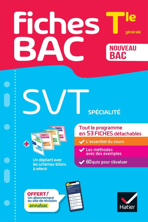 ebook cover of Fiches bac - SVT Tle (spécialité) - Bac 2027, by Sébastien Castillo, Jonathan Faivre, Sabrina Gaillardou, Anne Le Nost, Hervé Mulard, Delphine Roumier, Bruno Vah