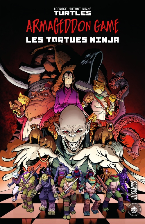 Couverture ebook de Les Tortues Ninja - TMNT : Armageddon Game, de Tom Waltz, Matt Herms, Vincenzo Federici