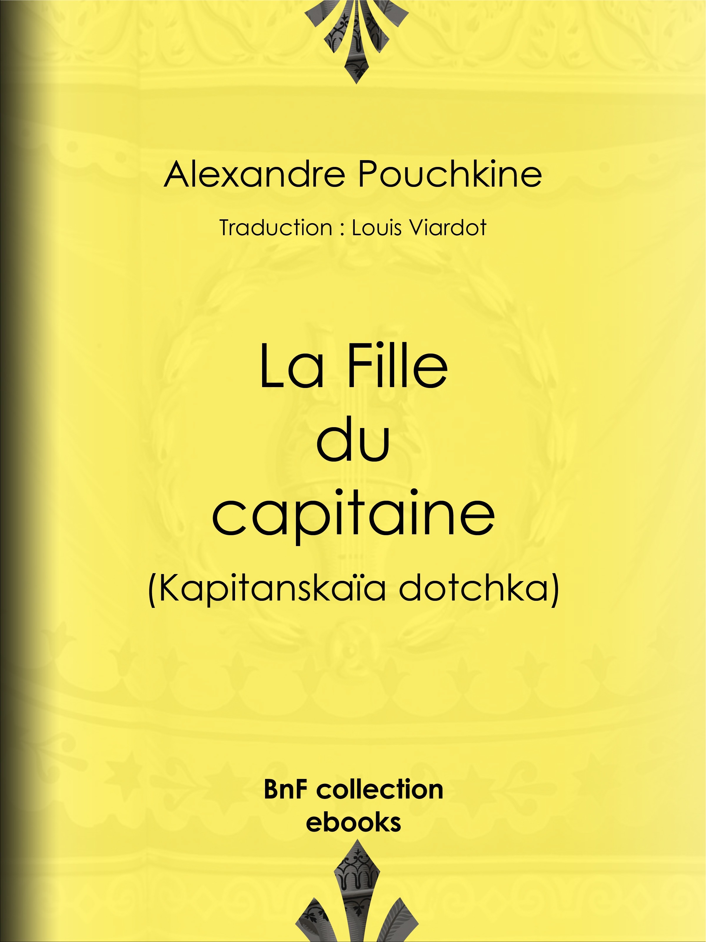 ebook cover of La Fille du capitaine, by Alexandre Pouchkine, Llouis Viardot