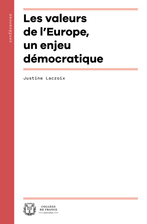ebook cover of Les valeurs de l´Europe, un enjeu démocratique, by Justine Lacroix