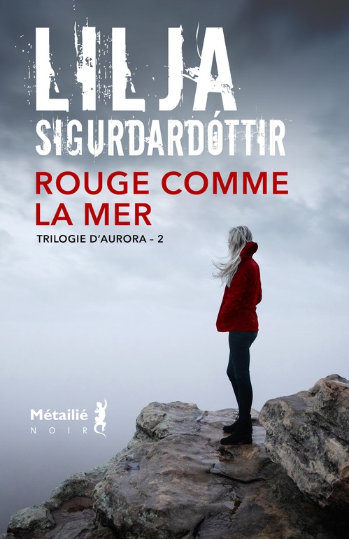 Couverture ebook de Rouge comme la mer, de Lilja Sigurdardottir