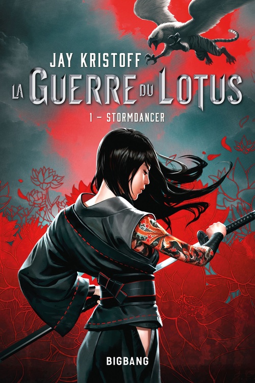 ebook cover of La Guerre du Lotus, T1 : Stormdancer, by Jay Kristoff
