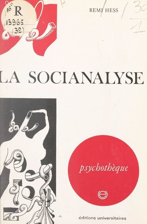 Couverture ebook de La socianalyse, de Remi Hess