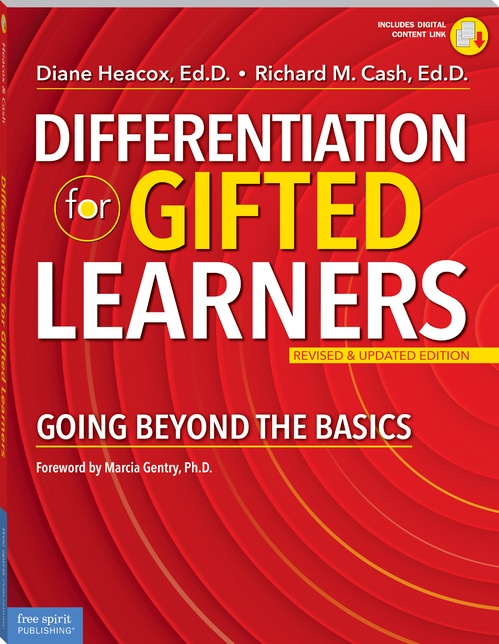ebook cover of Differentiation for Gifted Learners, by Diane Heacox, Richard M. Cash