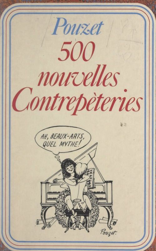 Couverture ebook de 500 nouvelles contrepèteries, de Jean Pouzet