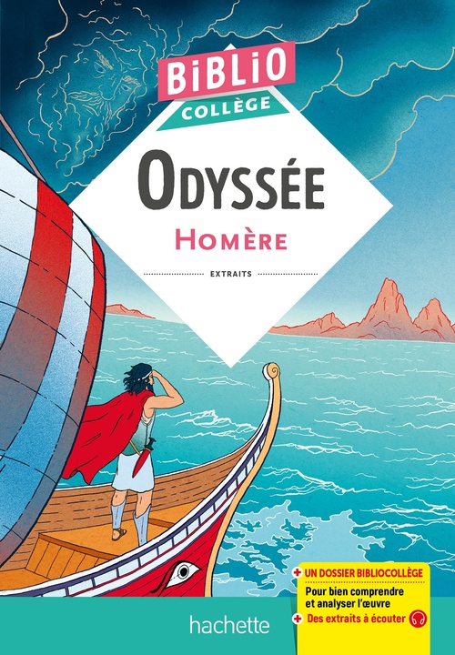 ebook cover of BiblioCollège Odyssée (Homère), by Homère