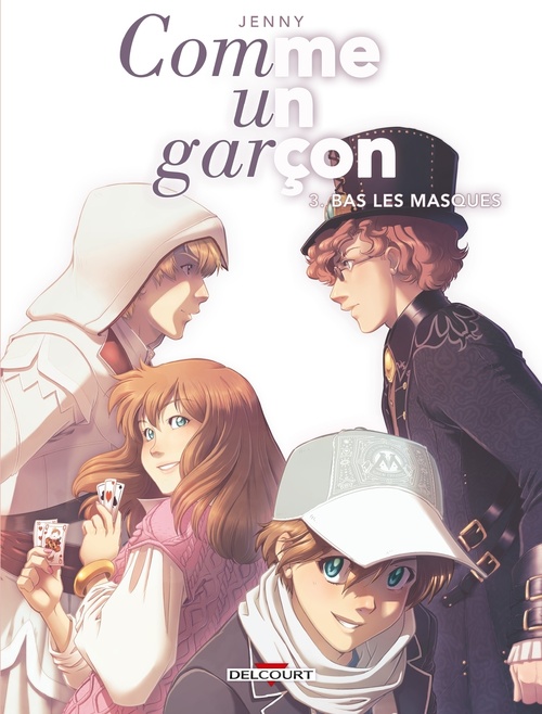 ebook cover of Comme un garçon T03 - Bas les masques, by Jenny