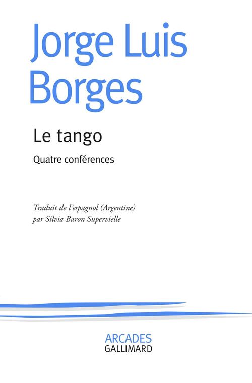 ebook cover of Le tango, by Jorge Luis Borges