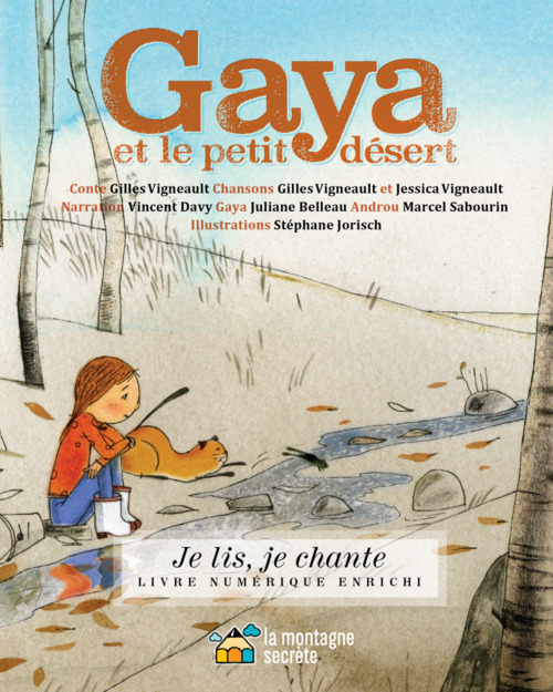 ebook cover of Gaya et le petit désert, by Gilles Vigneault