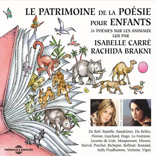 audiobook cover of Le patrimoine de la poésie pour les enfants. 31 poèmes sur les animaux, by Victor Hugo, Charles Baudelaire, Paul Verlaine, Guy Maupassant, Joachim du Bellay