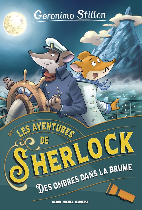 Couverture ebook de Les Aventures de Sherlock - tome 5 - Des ombres dans la brume, de Geronimo Stilton