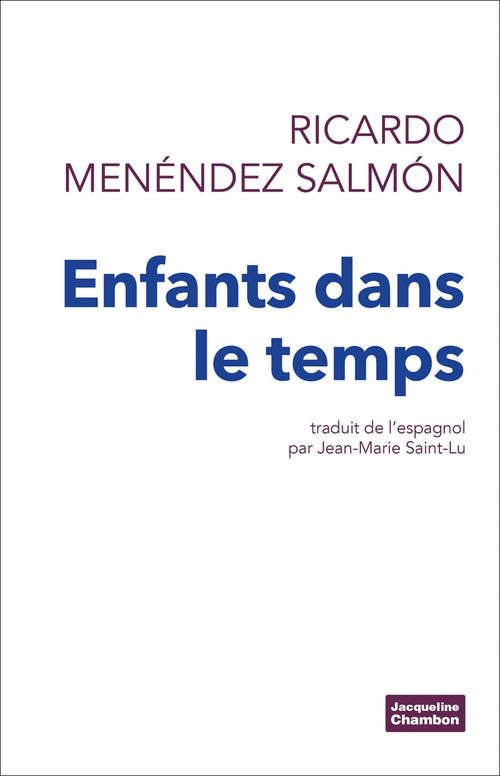 ebook cover of Enfants dans le temps, by Ricardo Menéndez Salmón