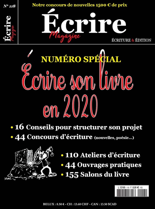 ebook cover of Écrire Magazine n°118, by Ecrire Aujourd''Hui