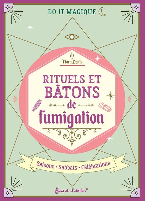 Couverture ebook de Rituels et bâtons de fumigation, de Flora Denis