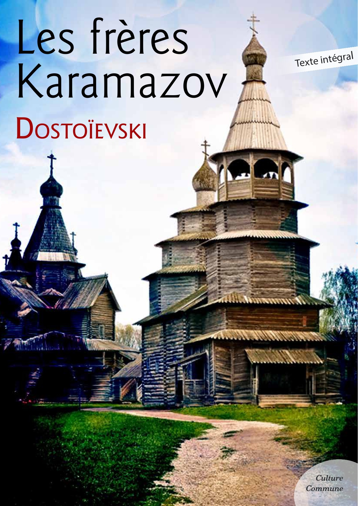 ebook cover of Les frères Karamazov, by Fedor Mikhailovitch Dostoievski
