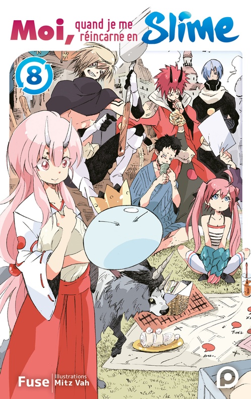 Couverture ebook de Roman Moi, quand je me réincarne en slime - Tome 8, de Fuse