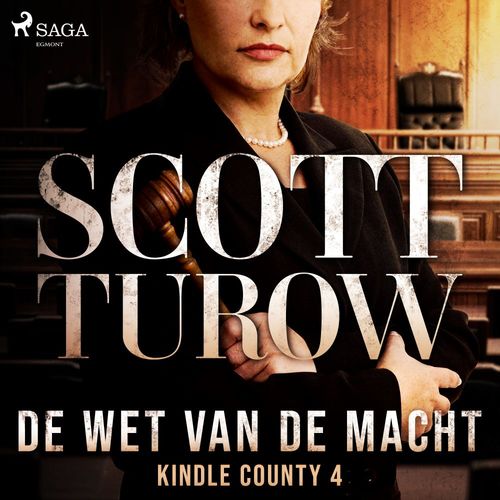 audiobook cover of De wet van de macht, by Scott Turow