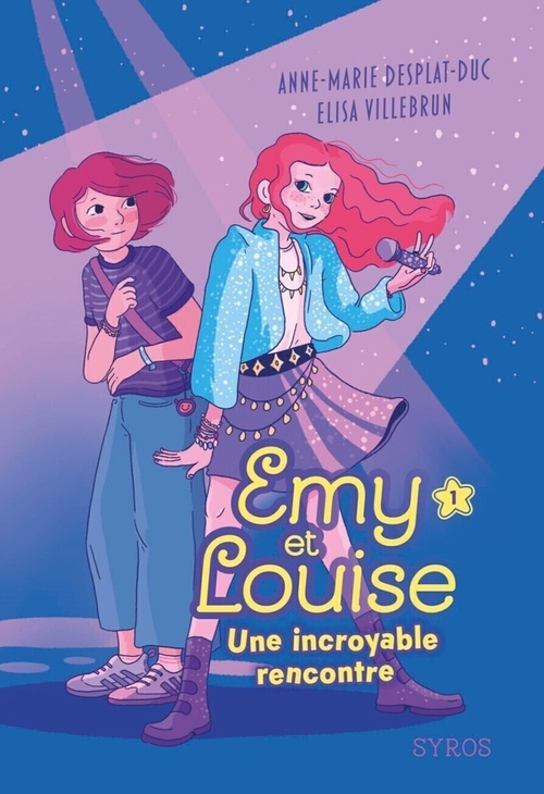 Couverture ebook de Emy et Louise - Tome 01 Une incroyable rencontre, de Anne-Marie Desplat-Duc, Elisa Villebrun, Pauline Spira