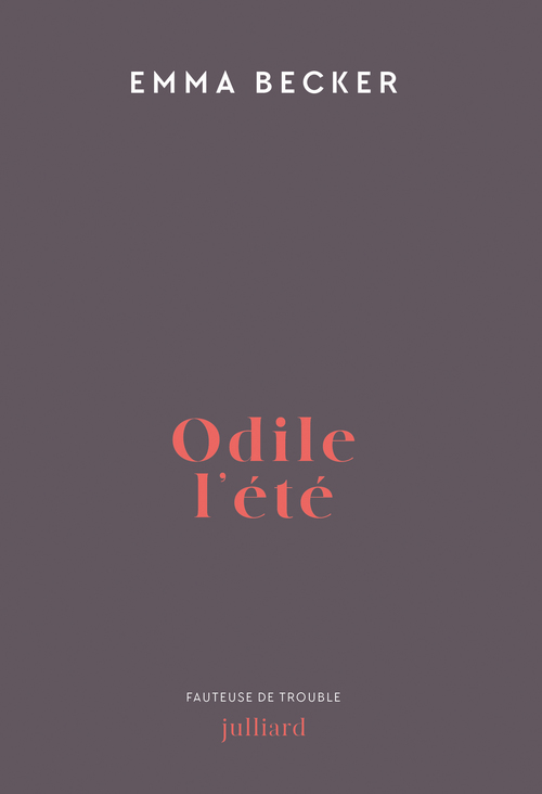 ebook cover of Odile l'été, by Emma Becker