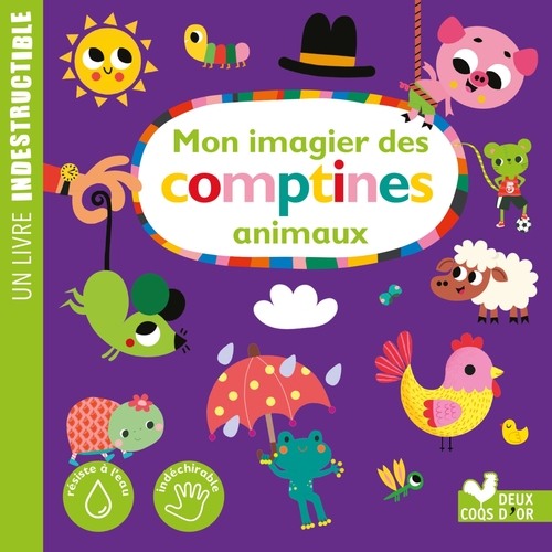 ebook cover of Mon imagier des comptines - animaux, by Collectif