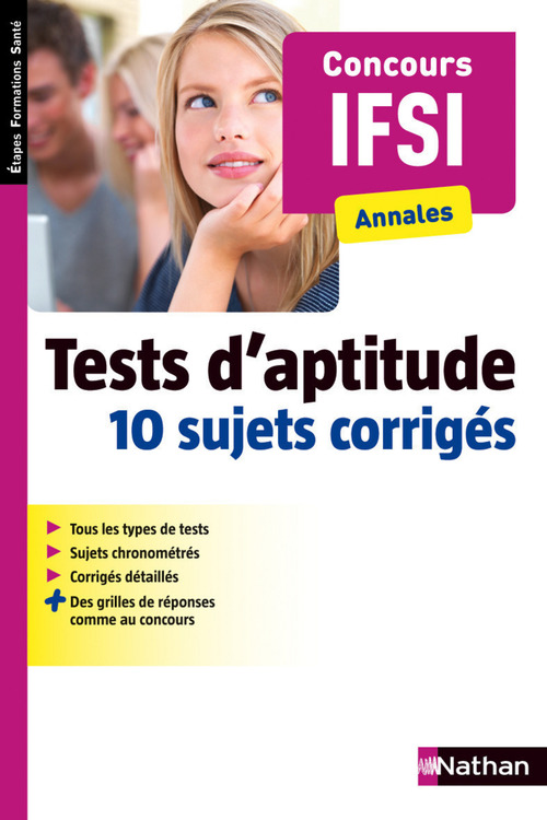 ebook cover of Tests d'aptitude - 10 sujets corrigés - Concours Infirmier : ePub 3 FL Etapes Formations Santé, by Collectif