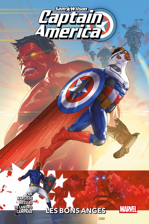 Couverture ebook de Sam Wilson : Captain America - Les bons anges, de Greg Pak, Evan Narcisse