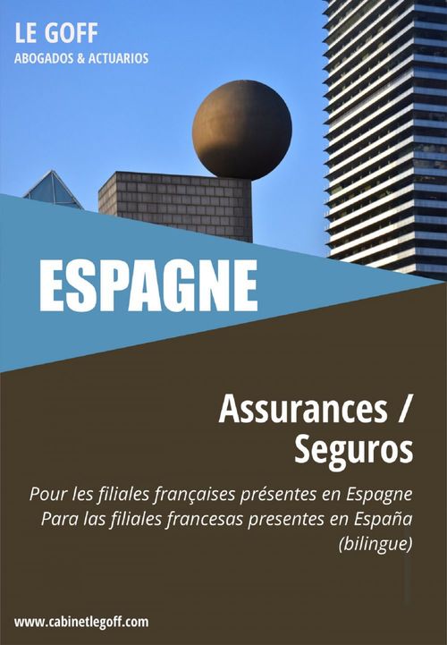 ebook cover of ESPAGNE, les assurances pour les filiales françaises présentes en Espagne, by Honorine LE GOFF