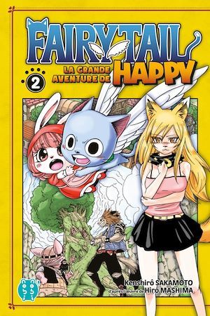 Couverture ebook de Fairy Tail - La grande aventure de Happy T02, de Kenshirô Sakamoto