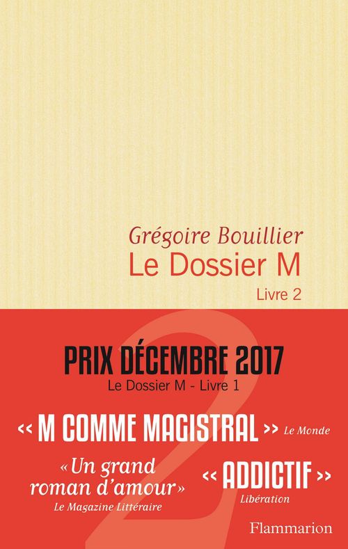 ebook cover of Le Dossier M - Livre 2, by Grégoire Bouillier
