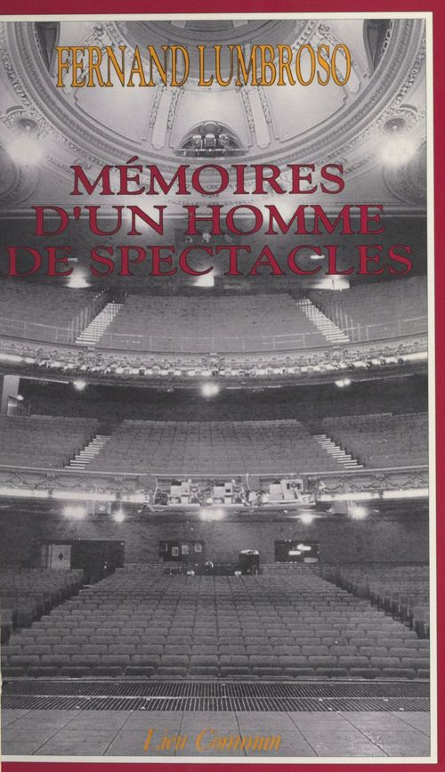 ebook cover of Mémoires d'un homme de spectacles, by Fernand Lumbroso