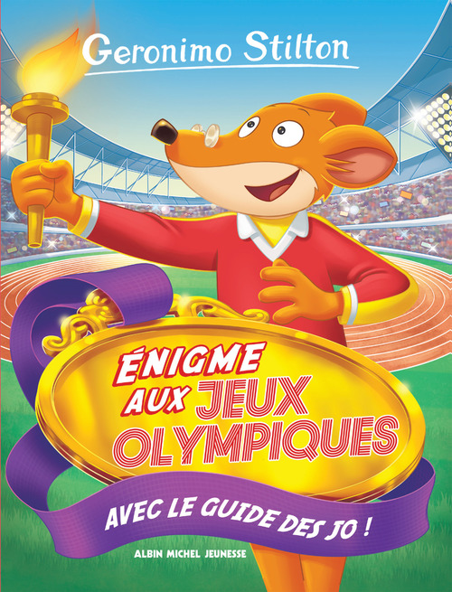 ebook cover of Enigme aux jeux olympiques, by Geronimo Stilton