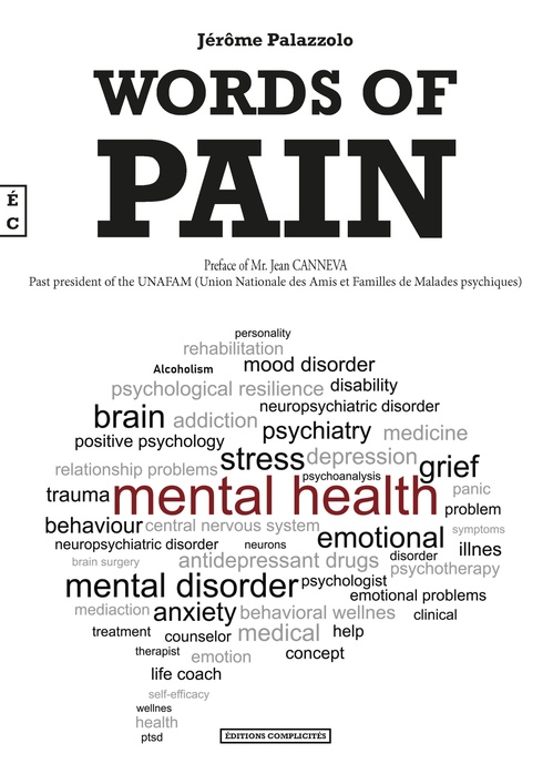 ebook cover of Words of Pain, by Jérôme Palazzolo