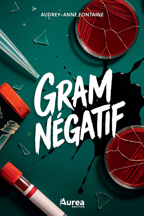 Couverture ebook de Gram négatif, de Audrey-Anne Fontaine