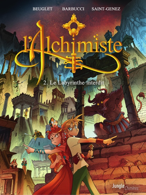 Couverture ebook de L'Alchimiste - Tome 2 - Le Labyrinthe interdit, de Nicolas Beuglet