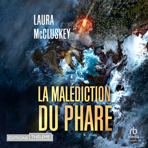 audiobook cover of La Malédiction du phare, by Laura McCluskey