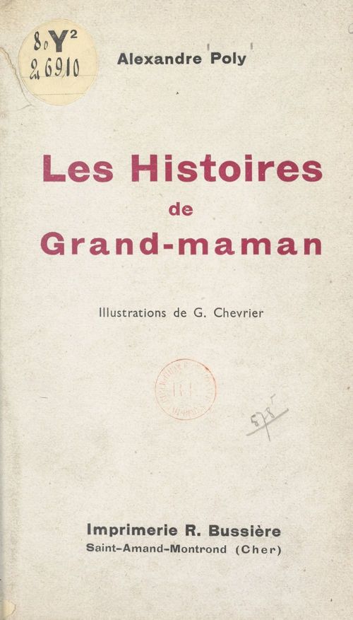 ebook cover of Les histoires de grand-maman, by Alexandre Poly