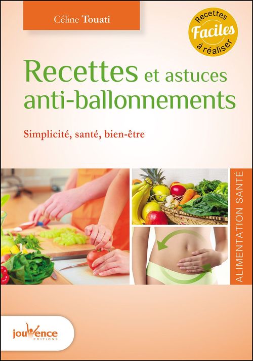 ebook cover of Recettes et astuces anti-ballonnements, by Céline Touati