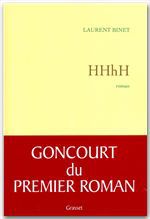 ebook cover of HHhH, by Laurent Binet